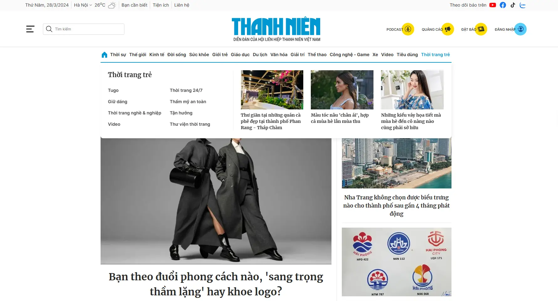 Uy tín của báo Thanhnien.vn